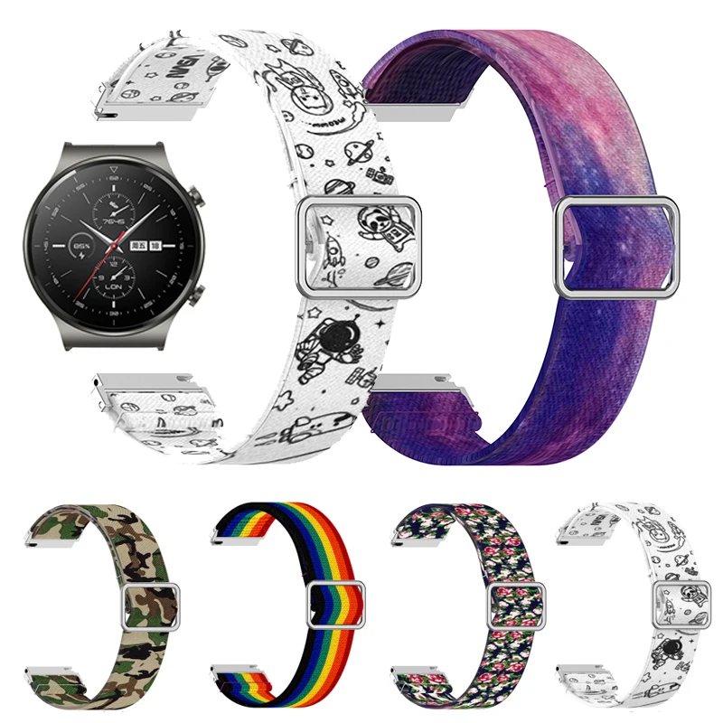 Ремешок нейлоновый для HUAWEI WATCH GT 2 Pro gt2pro регулируемый спортивный браслет наручных