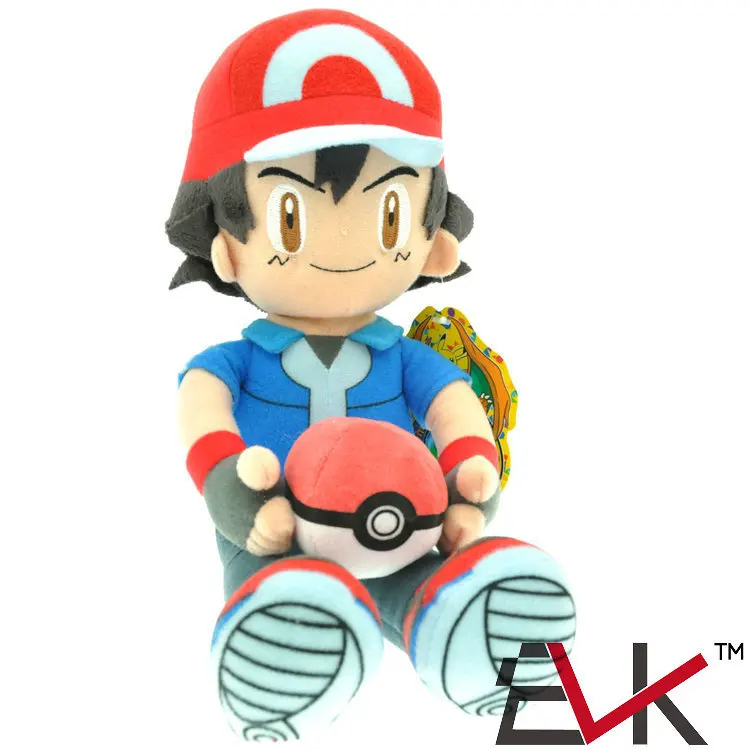 TAKARA TOMY Покемон 33 см Япония мультфильм аниме пепел Кетчум Мягкие плюшевые игрушки покемон плюшевые куклы игрушки подарки для детей