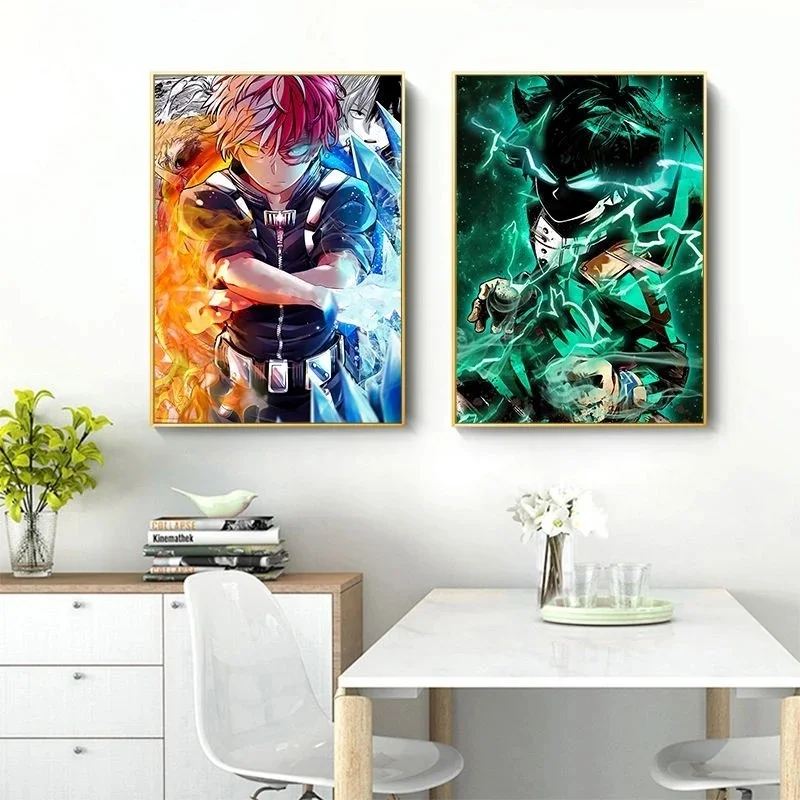 

Japanese Anime Canvas Poster Cartoon Pictures Comics Wall Art Canvas Printings Painting For Boys Room Home Decoration Cuadros