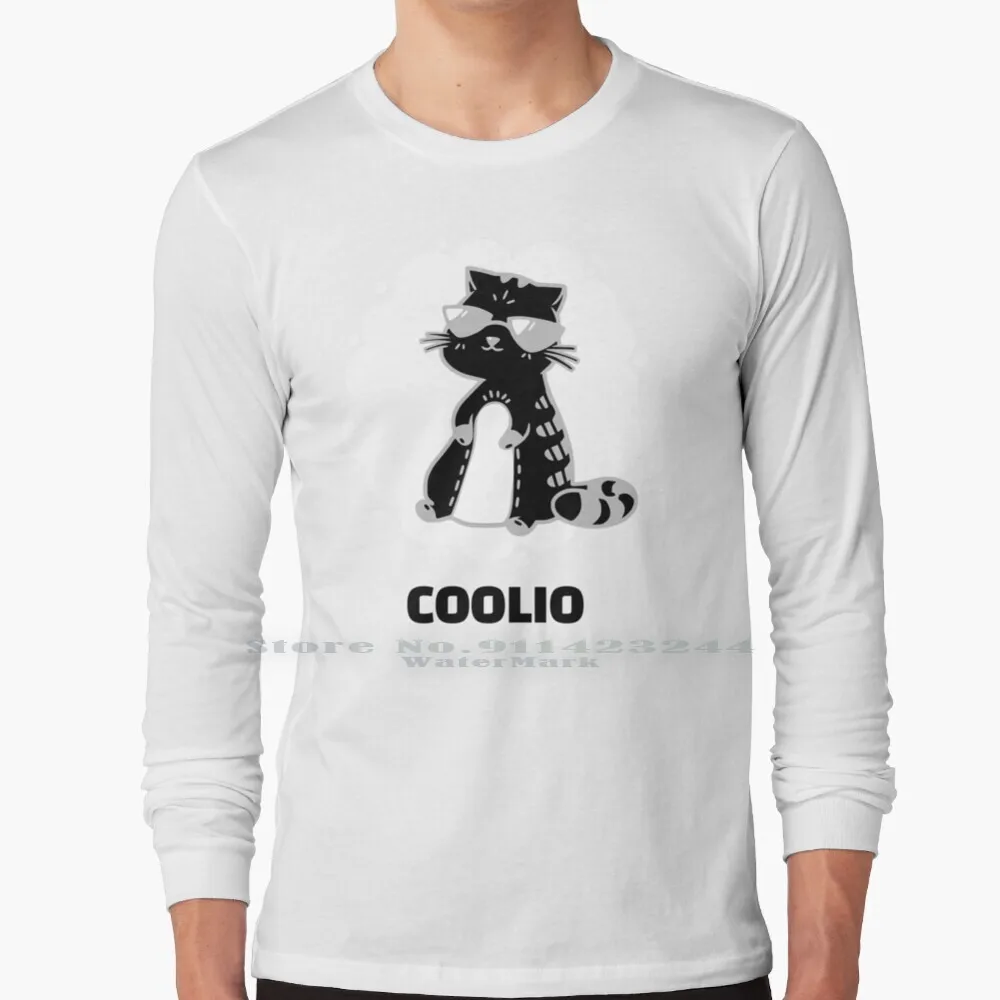 

Coolio футболка с длинным рукавом Tee Cool Coolio Catdesign для маленьких мальчиков и девочек, детская школа