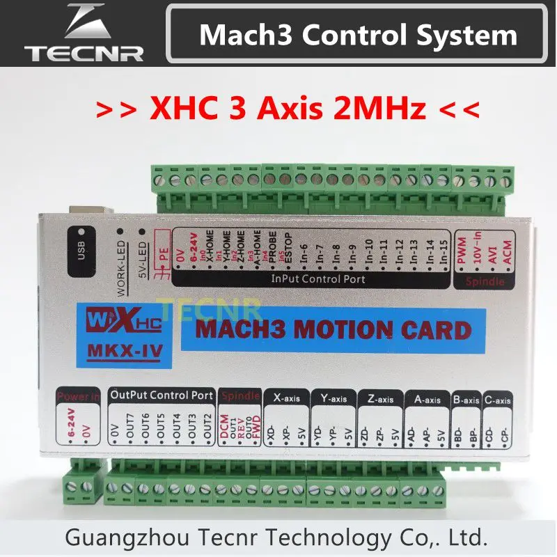 XHC MKX IV Mach3 коммутационная плата возраст: 3 4 6 оси USB motion контрольная карта 2 МГц