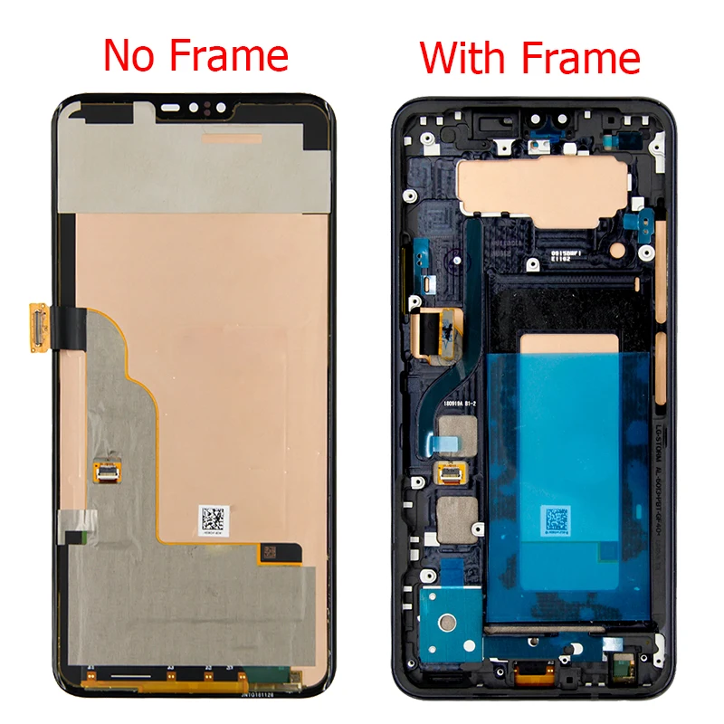 Оригинальный OLED дисплей для LG V40 V50 ЖК с рамкой 6 4 дюйма ThinQ V400N 5G дисплей|Экраны