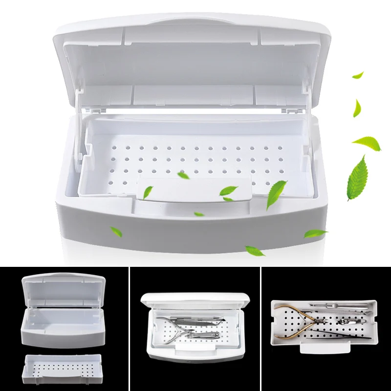 

Sterilizing Clean Sterilizer Tray Box Nail Art Salon Tool Manicure Box Nails Art Boxes M88