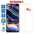 2 шт. с уровнем твердости 9H смартфон Экран протектор Стекло для Oppo Realme 7 realme7 5g Безопасность закаленное Стекло на oppo натуральная мне 7 защитный Стекло