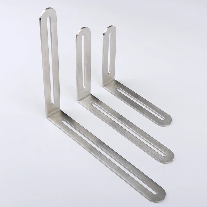 Нержавеющий стальной кронштейн для полок поддержка треугольной угловой стойки