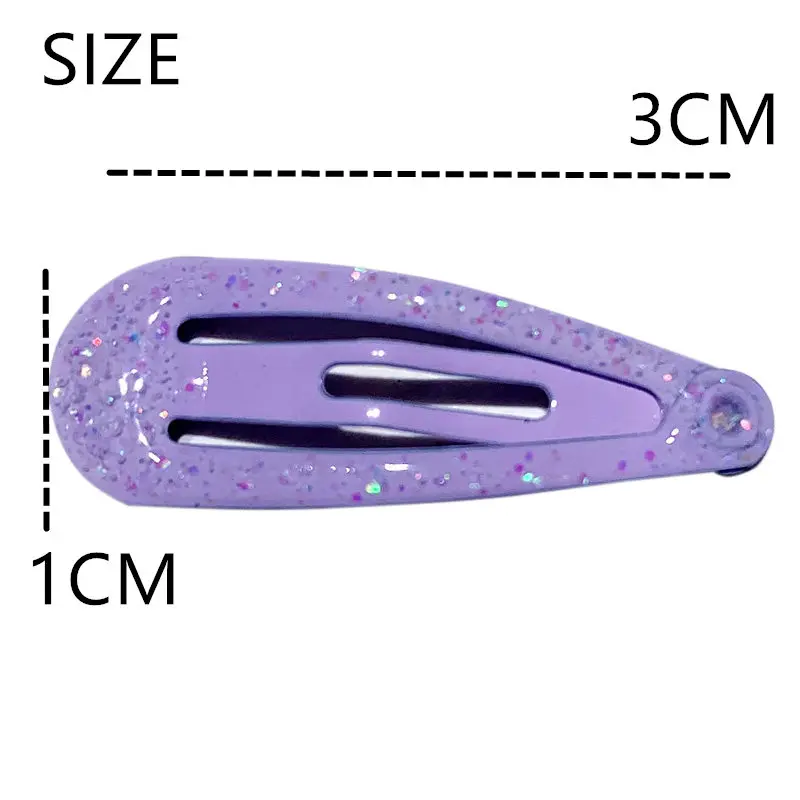 10 Teile/schachtel 3CM Mädchen Nette Haarnadeln Mini Kinder Candy farbe Haar Clips Barrettes Kinder Haar Zubehör Kopfbedeckungen – Detail 1