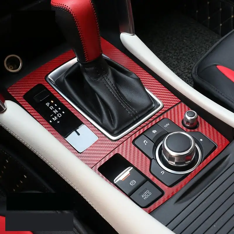 

Accesorios Coche Sticker Accessoires Voiture Auto Decoration Interior Car Accessories Gear Panel 2018 FOR Mazda 6 Atenza 3 Axela