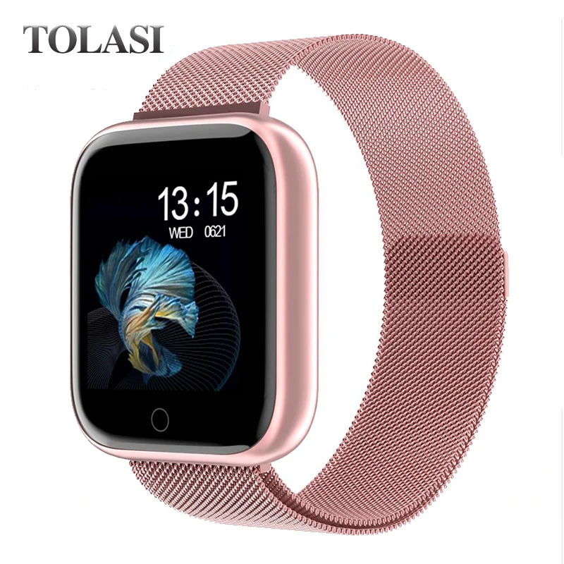 2019 женские водонепроницаемые Смарт-часы P70 P68 Plus Bluetooth Smartwatch для Apple IPhone Xiaomi