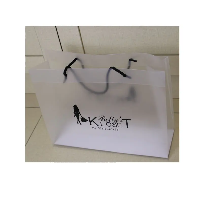 Пользовательский Печатный шоппинг Матовый pp Подарочный пакет/пластиковая