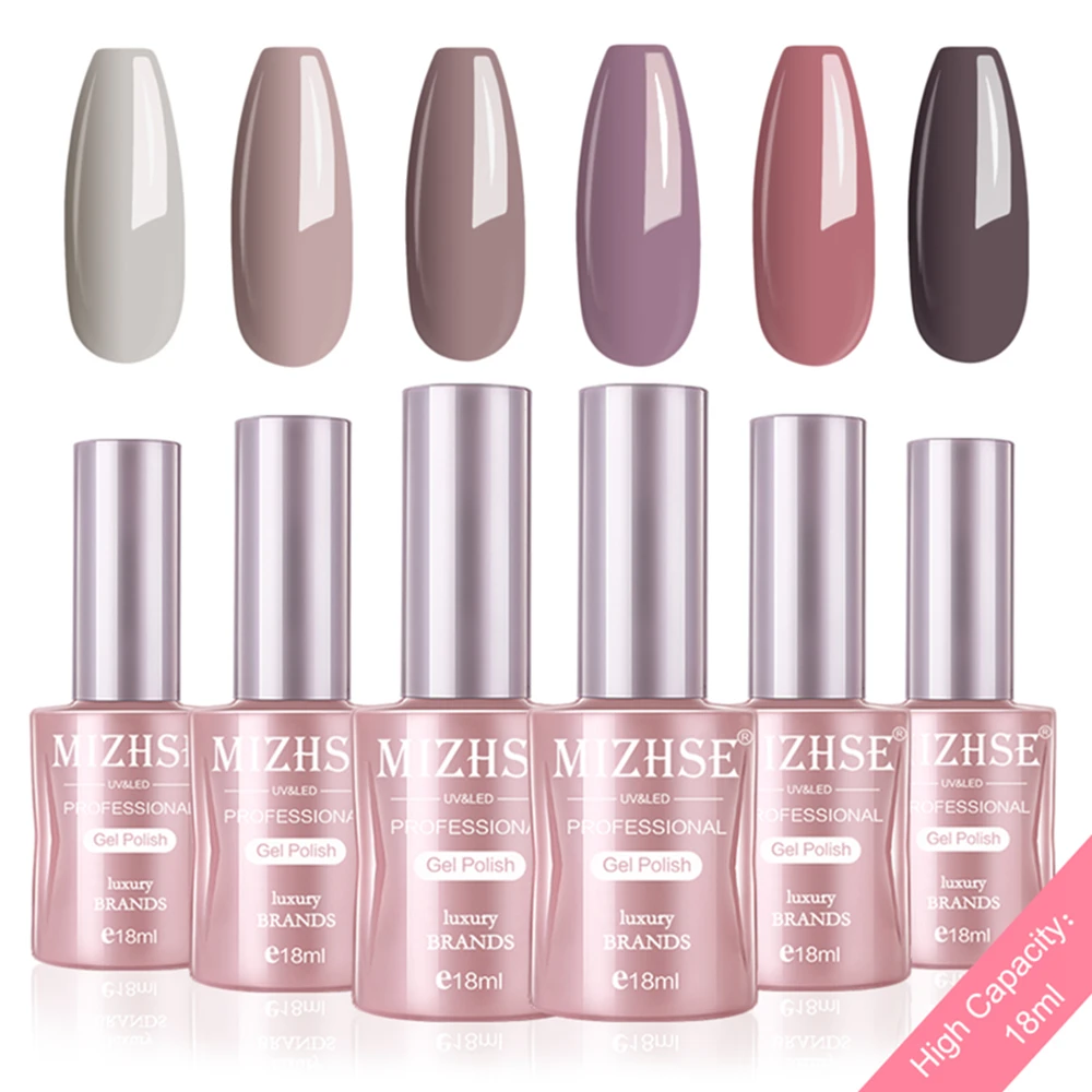 C004 MIZHSE набор гель-лака UV Vernis Полупостоянный Гель-лак лаковое гелевое покрытие для ногтей Отмачивание Чистый Цвет Гель-лак Подарочная коробка салонные наконечники - Цвет: C004
