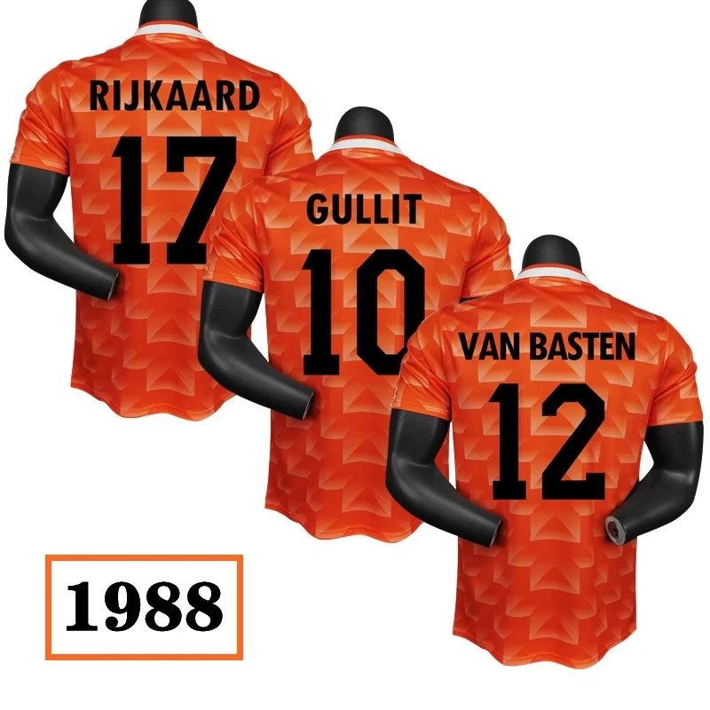 

1988 RETRO shirts HOME ORANGE VAN BESTEN GULLIT RIJKAARD Netherlandses SHIRTS CAMISETA UNIFORMS