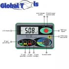 Тестер сопротивления DUOYI DY4100, настоящий цифровой тестер сопротивления заземления, прибор мегомметр 0-2000 Ом, более высокая точность