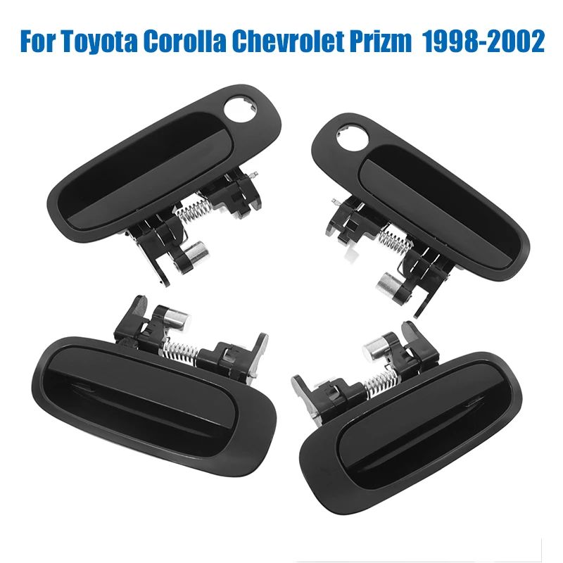 

Новая Автомобильная дверная ручка Внешний, передняя, задняя, левая, правая, подходит для 1998-2002 Toyota Corolla, Chevrolet Prizm 69210-02040 69240-02040