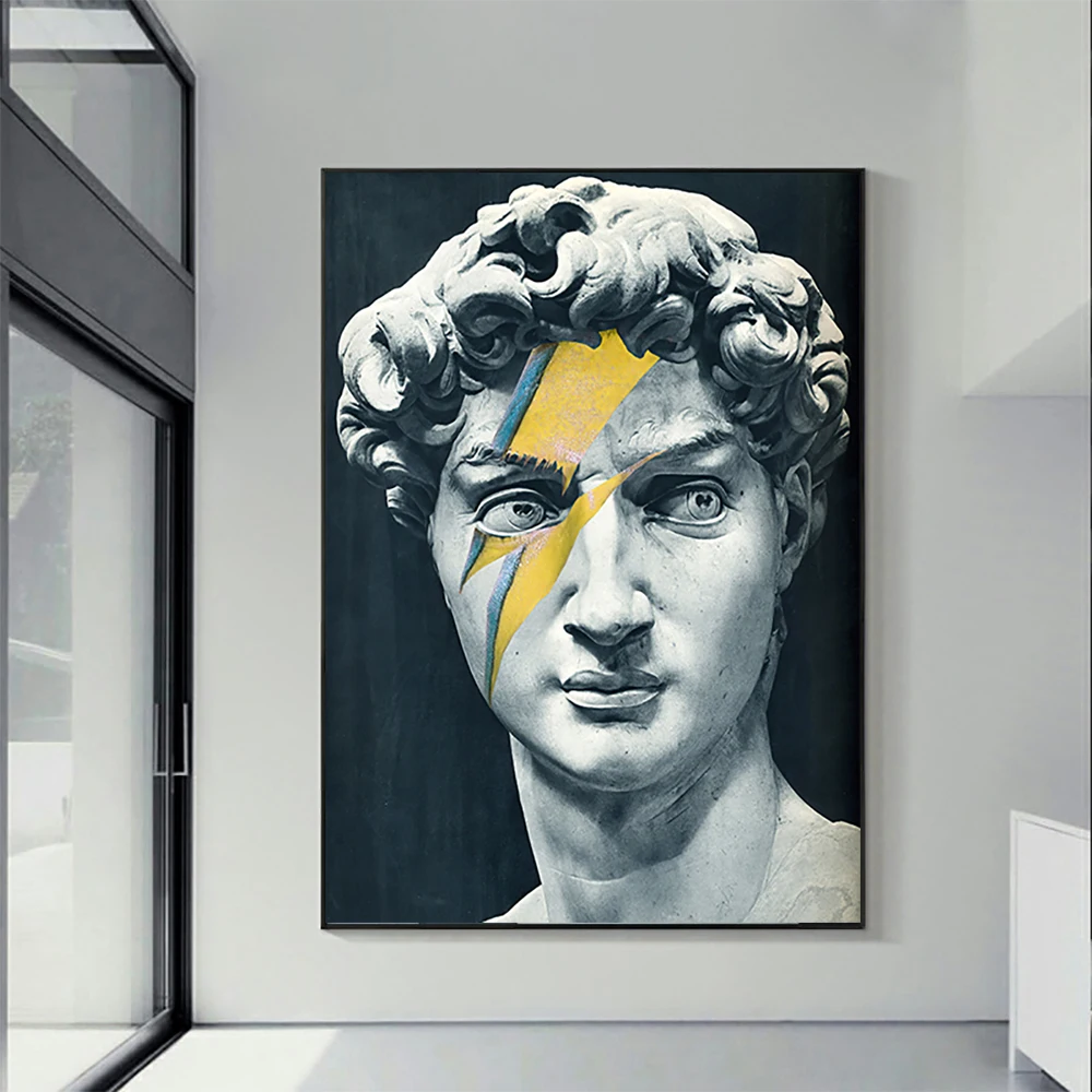 

Sculpture of David Head Canvas Paintings on The Wall Art Posters and Prints Wall Art Canvas Pictures for Living Room Cuadros