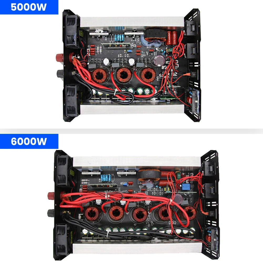 

SUNYIMA 5000W 6000W 12V/24V to 220V Pure Sine Wave Inverter 60hz High Power Double Digital Display Inverter Car Home Converter