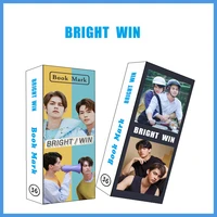 36 sheetsbox kpop ateez straykids got7 bright win student gift bookmarks smallcard lomocard new korea group thank you cardk pop