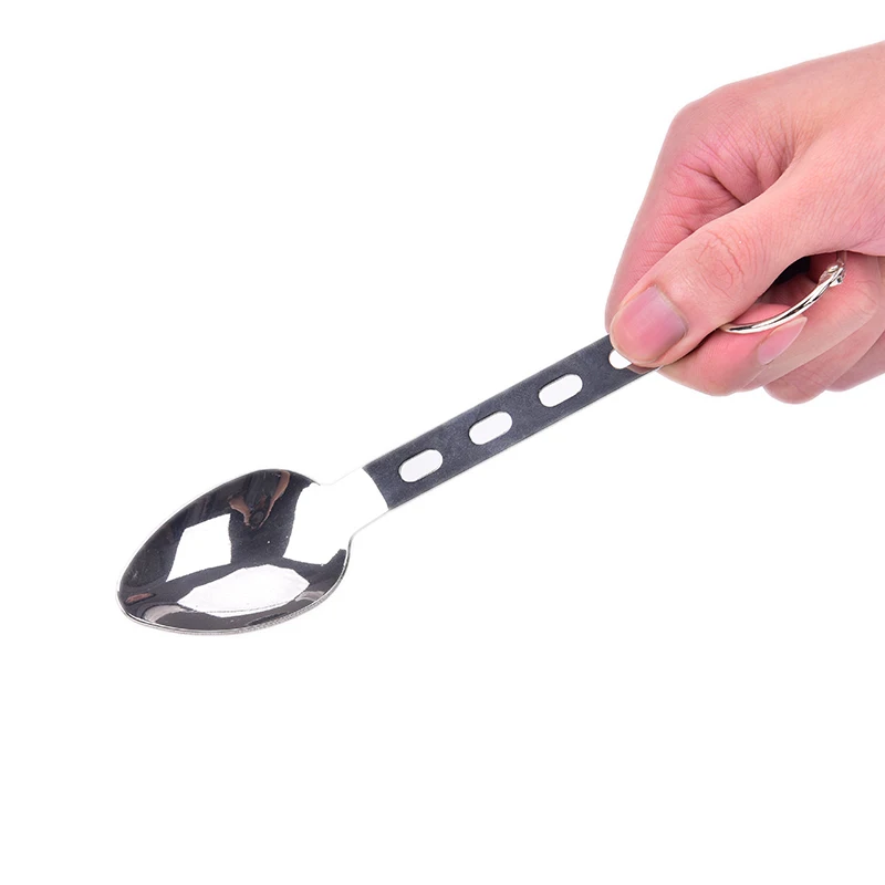 Нержавеющая сталь ложка Вилка Набор ножей 84 г походная посуда Сверхлегкая