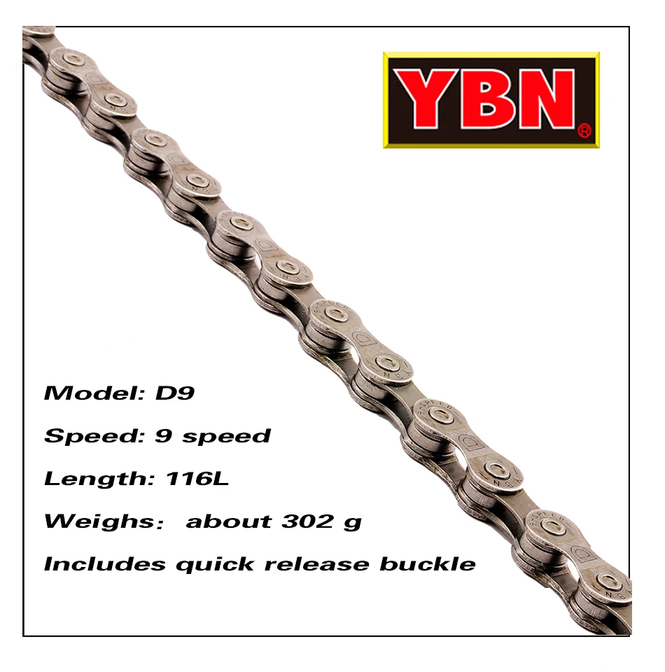 YBN X12L x10 x10sl x9sl x11sl велосипедная цепь 9 10 11s Золотой горный шоссейный велосипед sram SHIMANO 116 Длина велосипедная цепь