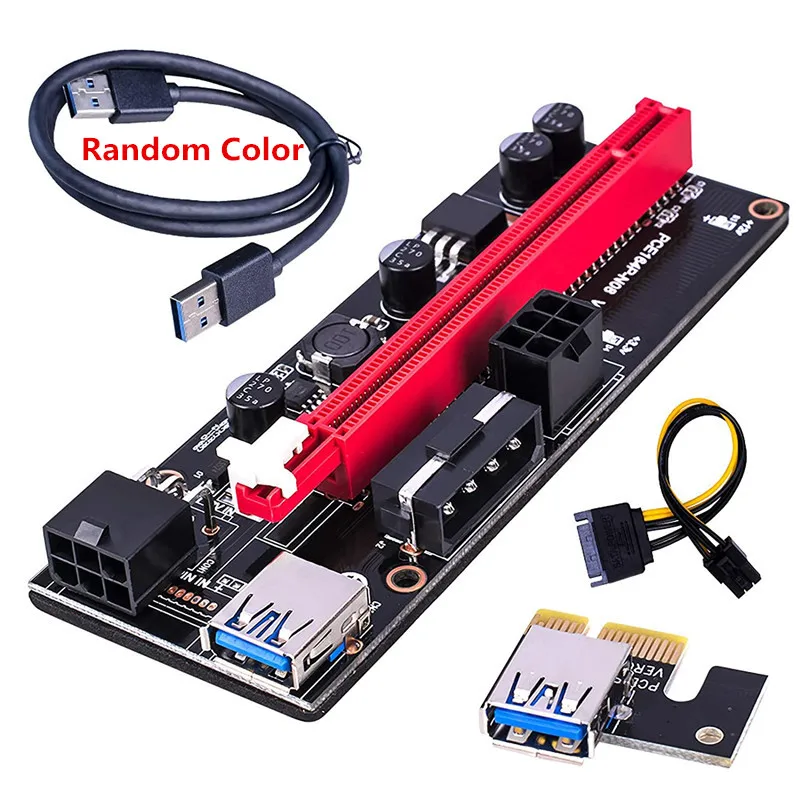 6 шт ver009s usb 30 pci e ver 009s экспресс 1x 4x 8x 16x удлинит