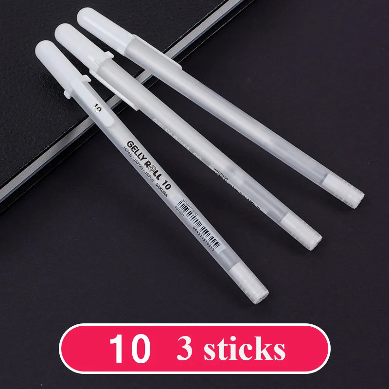 10-3pcs SAKURA XPGB изюминка ручка для рисования художественные маркеры акварельные комиксы ручная роспись красочная живопись маркер для выделения текста рисования канцелярские принадлежности - Цвет: 10-3pcs