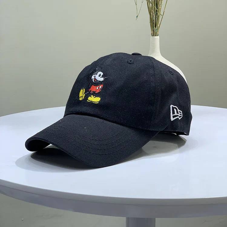 

2021 new Disney Mickey cartoon sunshade baseball cap men and women fashion Joker sun hat fisherman hat