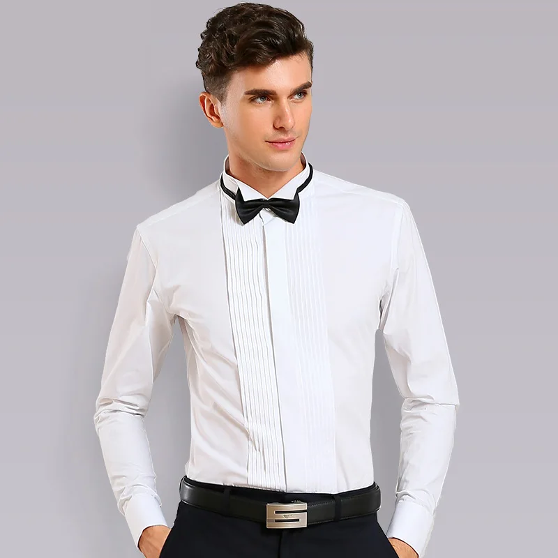 Shirt YUSHU роскошный Мужской Жаккардовый Свадебный костюм шаль с отворотом на одной пуговице мужские костюмы деловые официальные куртка, смокинг, костюм Homme Mariage - Цвет: Shirt