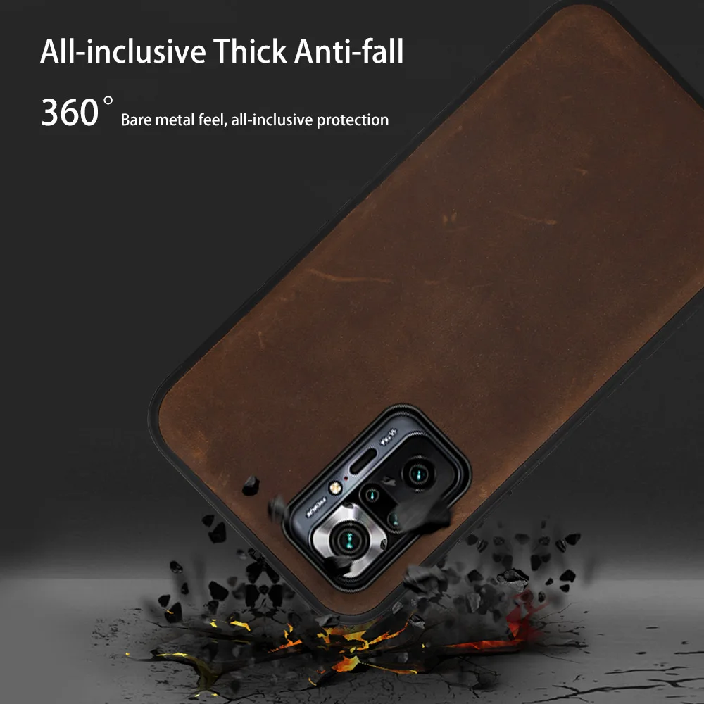 

Original PULL-UP Leather Case for Xiaomi Redmi Note 10 Pro 10S Note 9 8 Pro 9S For Mi 10 11 Ultra 10T Lite 9T Poco X3 Pro F3 M3
