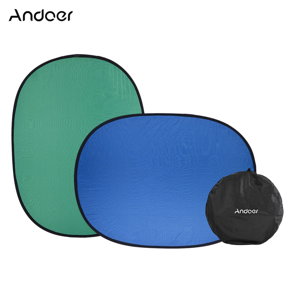 

Andoer 1,5*2,0 м складной нейлоновый 2 в 1 фоновая панель для фото и видео студийной фотографии
