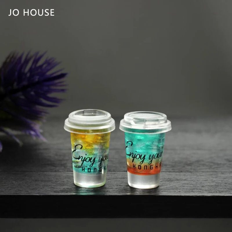 

JO HOUSE Mini Summer Special Drink Model 1:12 1:6 Dollhouse Minatures Model Dollhouse Accessories