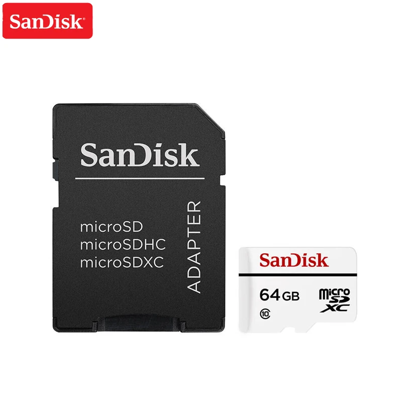 SanDisk карта памяти micro SD класс 10 64 ГБ 100% оригинал | Компьютеры и офис