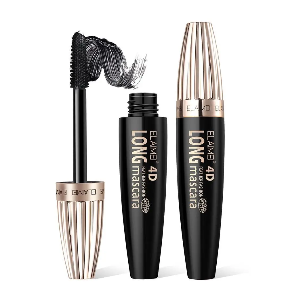 

ELAIMEI Waterproof 4D Makeup Eyelash Mascara Eyelash Makeup Silk Fiber Lash Extension Long Mascara Makeup Tools Dropshipping