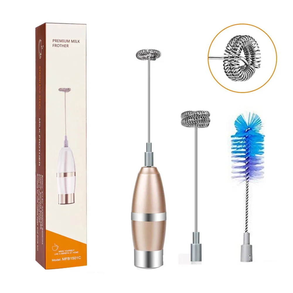

4pcs/Set Electric Handheld Milk Frother Foamer Maker Coffee Stirrer Kitchen Tool