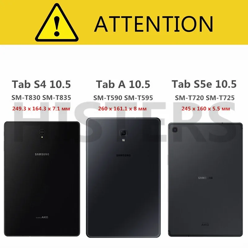Ультратонкий чехол из искусственной кожи для Samsung galaxy Tab A 10 5 2018 SM-T590 T595 T597 планшета