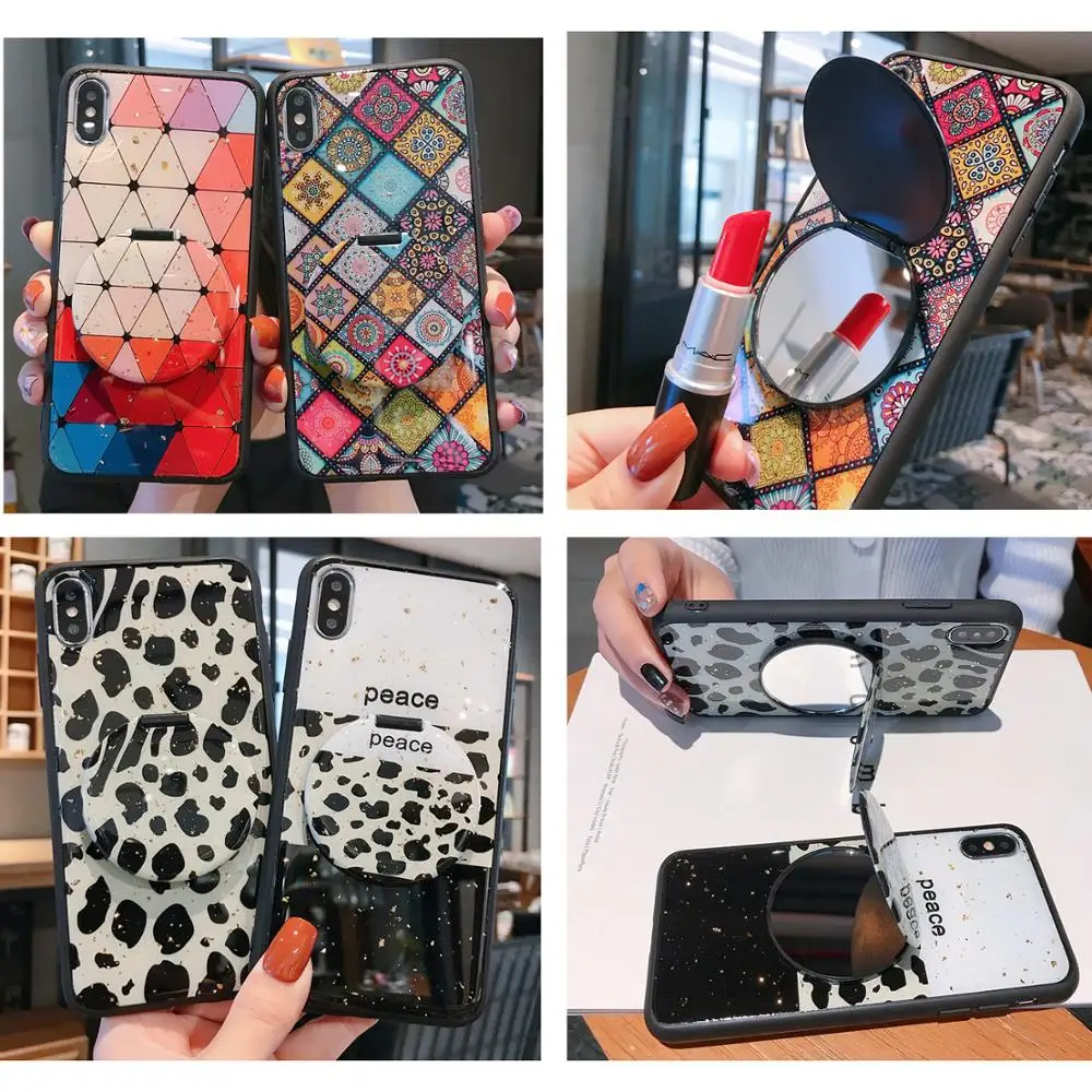 Чехол подставка для iPhone Xs XR 11 Pro Max 7 + 8 6 6s Plus|Бамперы| |