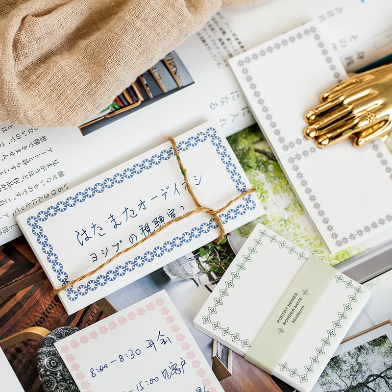 30 шт./компл. винтажная рамка ручная книга коллаж материал для записей сообщения