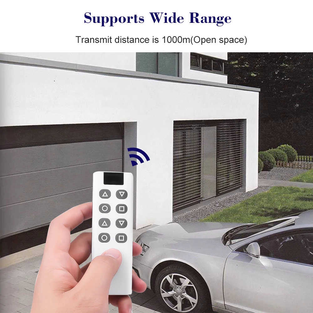 Беспроводной пульт дистанционного управления 433 МГц 8 кнопок для открывания