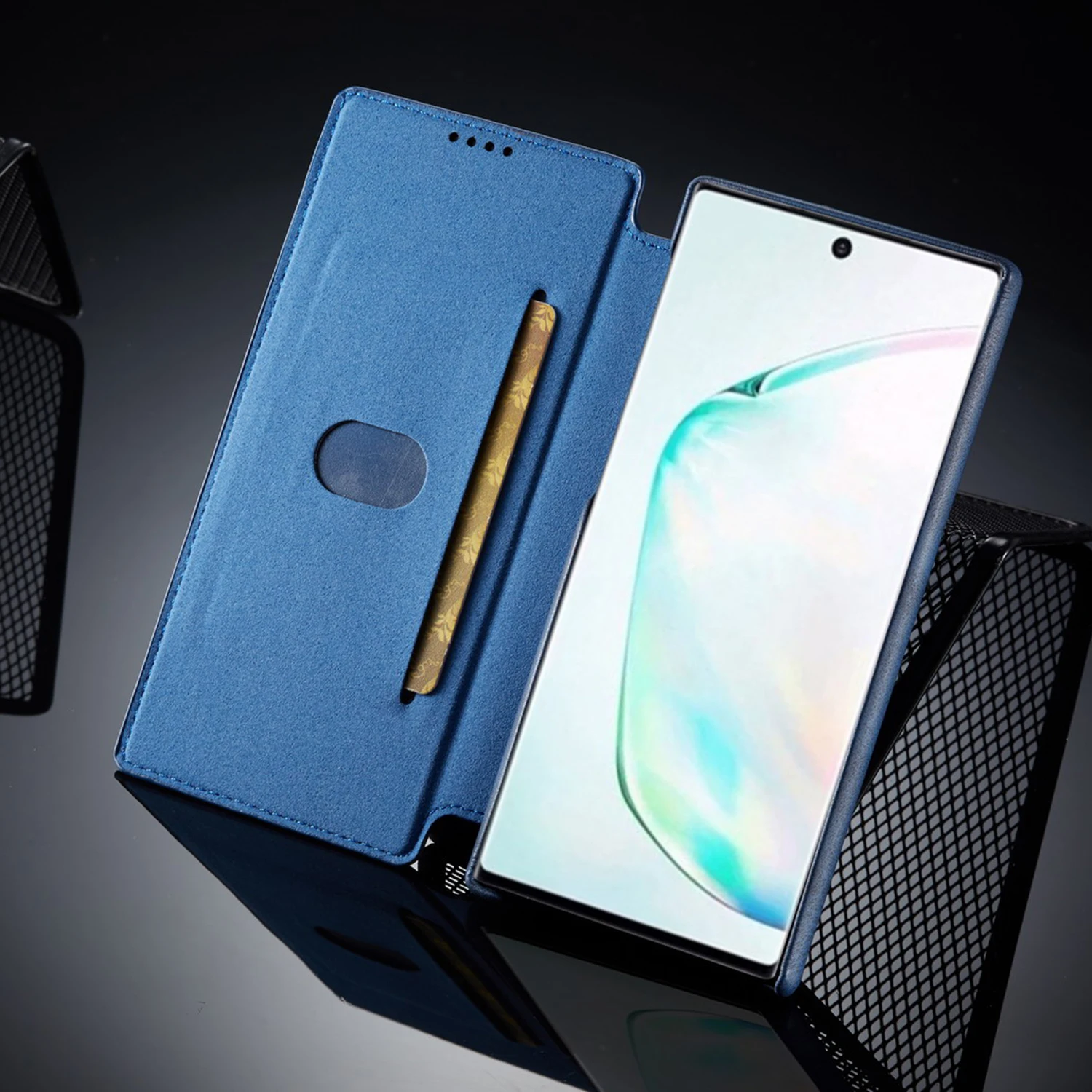 Чехол-книжка для samsung Galaxy note 10 Plus для samsung note 10 plus 9 8 S8 S9 S10 5G A20 A30 A40 A50 A70 A20E кожаный чехол