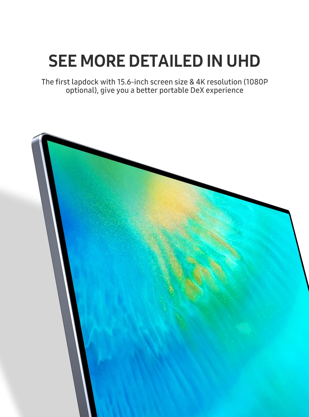 Перезаряжаемый портативный монитор UPERFECT X Pro 4K сенсорная клавиатура с батареей