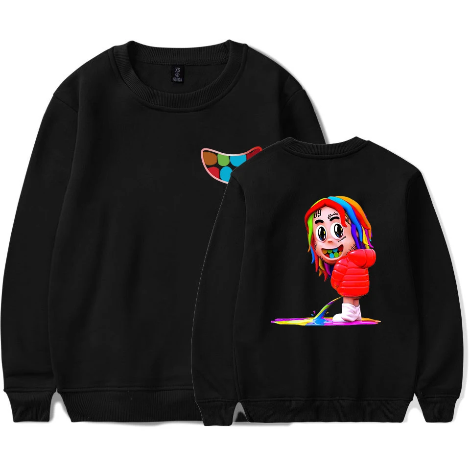 Новый Рэппер Tekashi69 6ix9ine Tekashi 69 женские/мужские толстовки Harajuku Повседневный