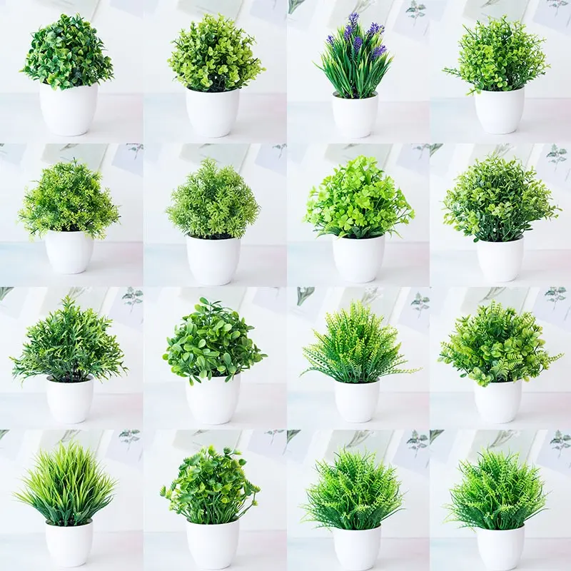 

Simulation Indoor Bonsai Green Plants Nordic Ins Simulation Potted Plants Living Room Bedroom Store Counter Decoration Ornaments
