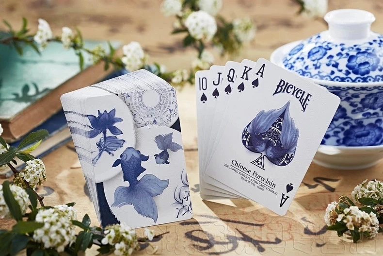 

Bicycle Porcelain Playing Cards Chinaware Deck Collectible Poker Magic Cards Games Magic Tricks Props for Magician