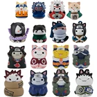 Мультяшное аниме, Детская мини-фигурка удзумаки Наруто, кошка, экшн-фигурки, коллекционная кукла Какаси, модель, милые детские игрушки, подарок