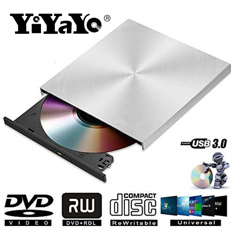 USB 3 0 DVD привод CD RW RAM горелка оптический внешний диск ROM плеер для ноутбука
