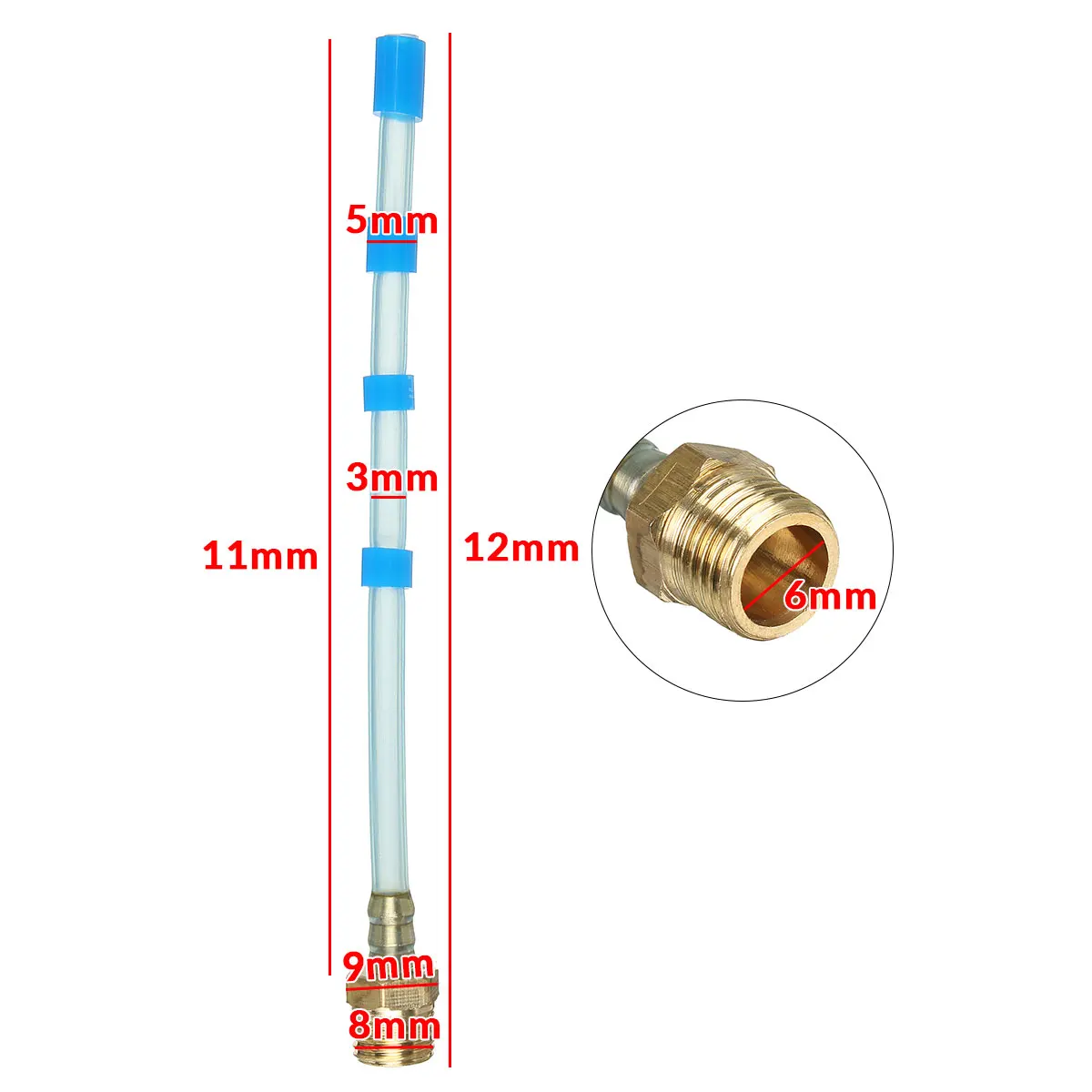 2 шт. автомобильный аксессуар медный соединитель для жидкой водопроводной трубы