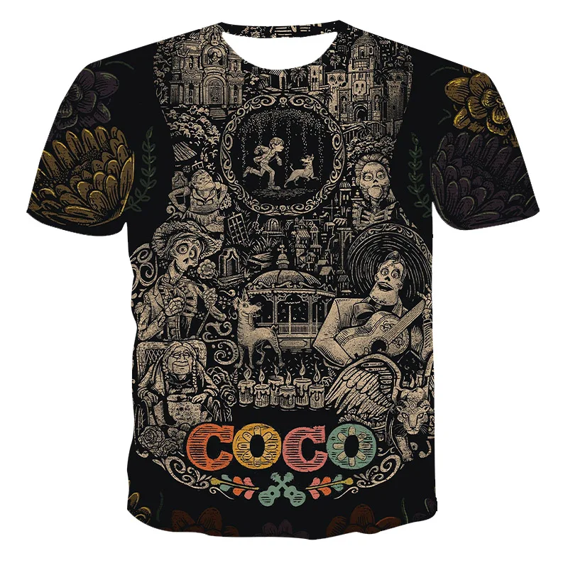 Новинка 2021 мужская летняя брендовая футболка с 3d анимационным принтом новая