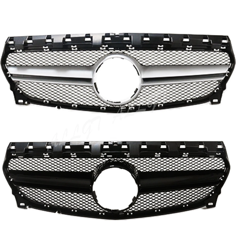 Front Racing Billet Bumper Grille Cover For Mercedes Benz W117 CLA Class 2017 2018 2019 GTR Diamond AMG | Автомобили и мотоциклы