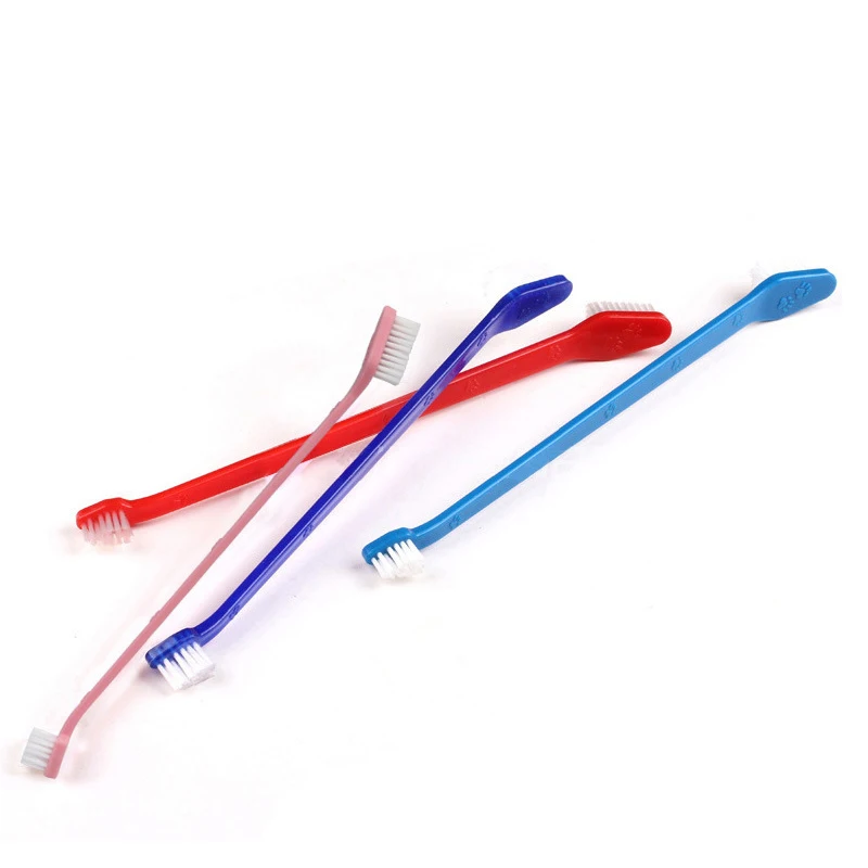 Dog Toothbrush Cat Pet Dental Grooming Washing Tooth Brush Cleaning Tools dog toothbrush stick pet supplies |