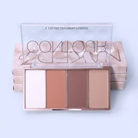 contour palette face shading grooming powder makeup 4 colors long lasting face make up contouring bronzer cosmetics