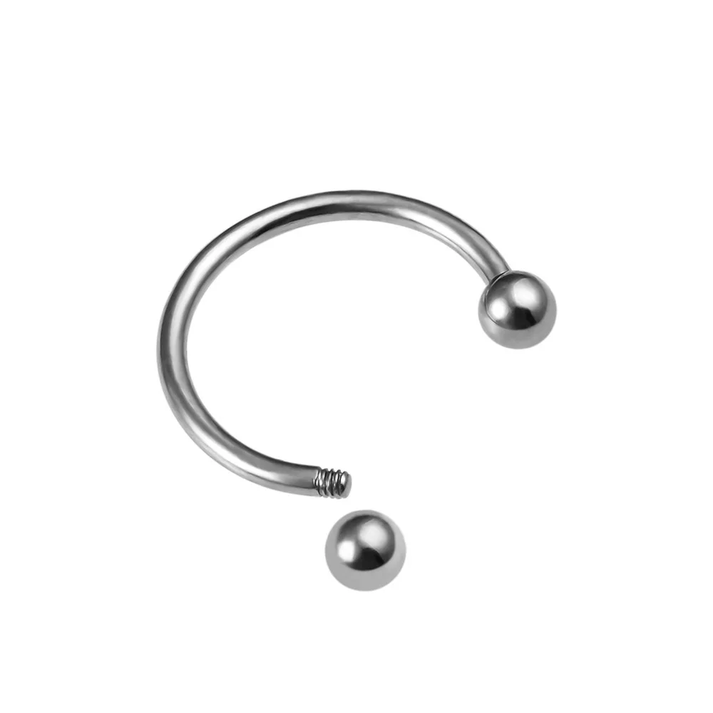 Серьга-Кольцо из настоящего титана для носа и перегородки ювелирное украшение