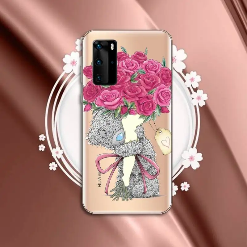 

Tatty Teddy bear Cute bear cartoon high quality luxury Phone Case Transparent for Huawei P honor 8 10i 20 30 40 smart 2019